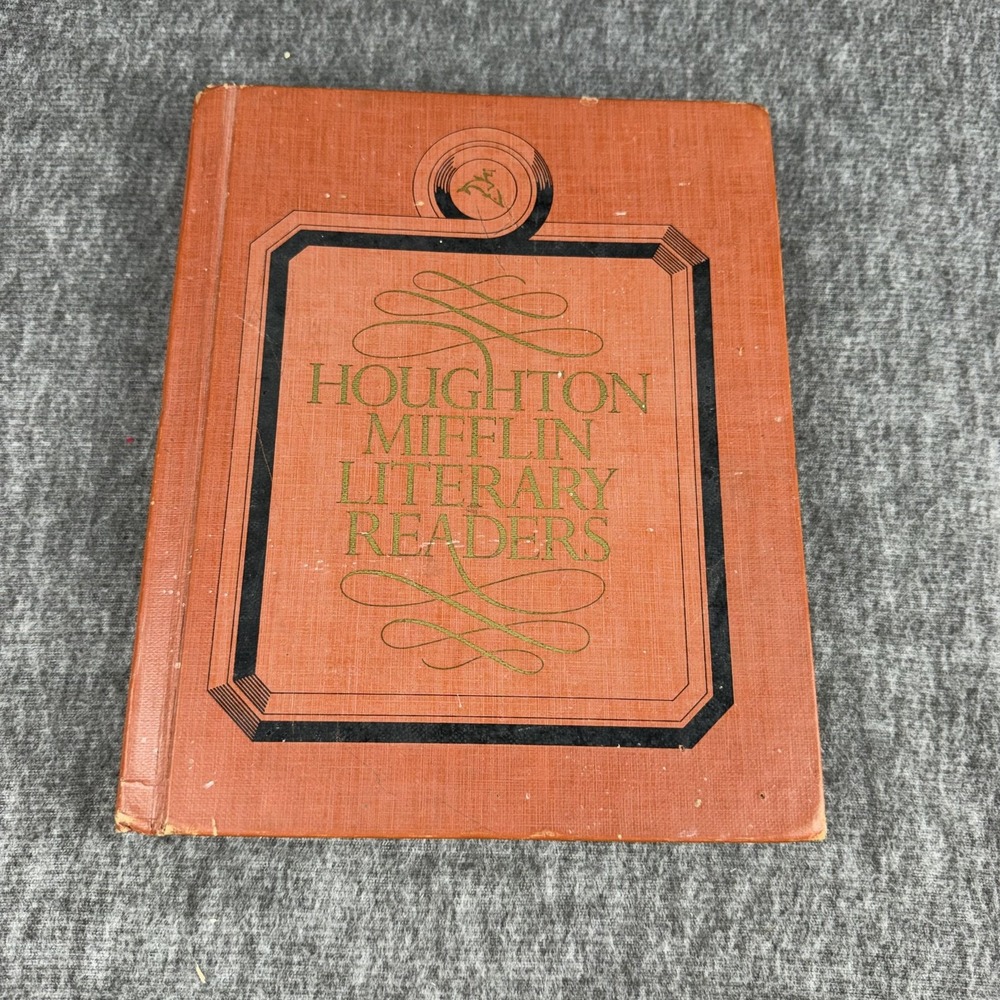 Vintage Houghton Mifflin Literary Readers Book 4 HC Textbook Illustrated 1989